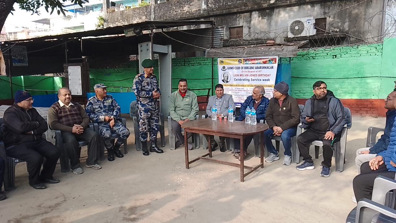 २५औँ सशस्त्र प्रहरी दिवसका अवसरमा पर्सामा नि:शुल्क आँखा शिविर सम्पन्न।