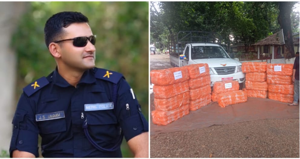 धनुषामा ४७५ किलो गाँजासहित दुई युवक पक्राउ, प्रहरी निरीक्षक यादवको नेतृत्वमा ठूलो सफलता।