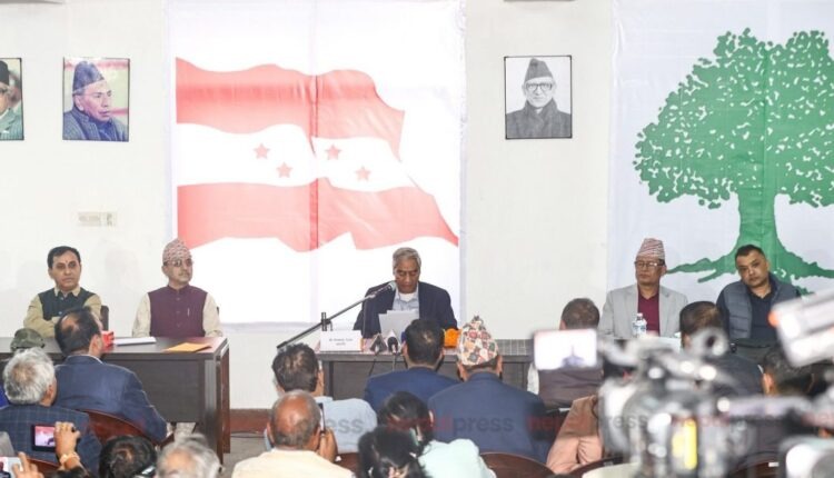 नेपाली कांग्रेसमा खड्का कार्यवाहक सभापति, देउवा उपचारका लागि विदेश जाने तयारीमा।