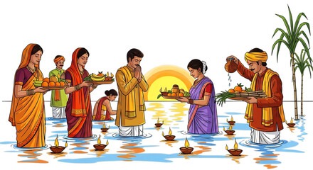 तराई–मधेश छठमय, सूर्य उपासना पर्वको तयारी तीव्र।