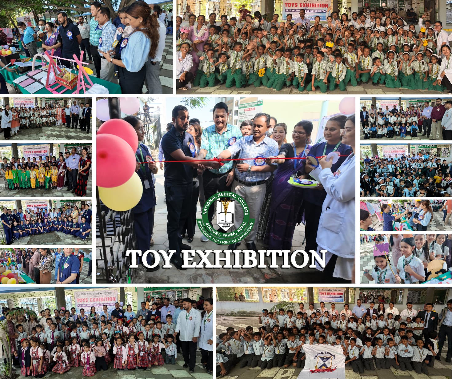 नेशनल मेडिकल कलेजमा बालबालिकामुखी खेलौना प्रदर्शनी भव्य रूपमा सम्पन्न।