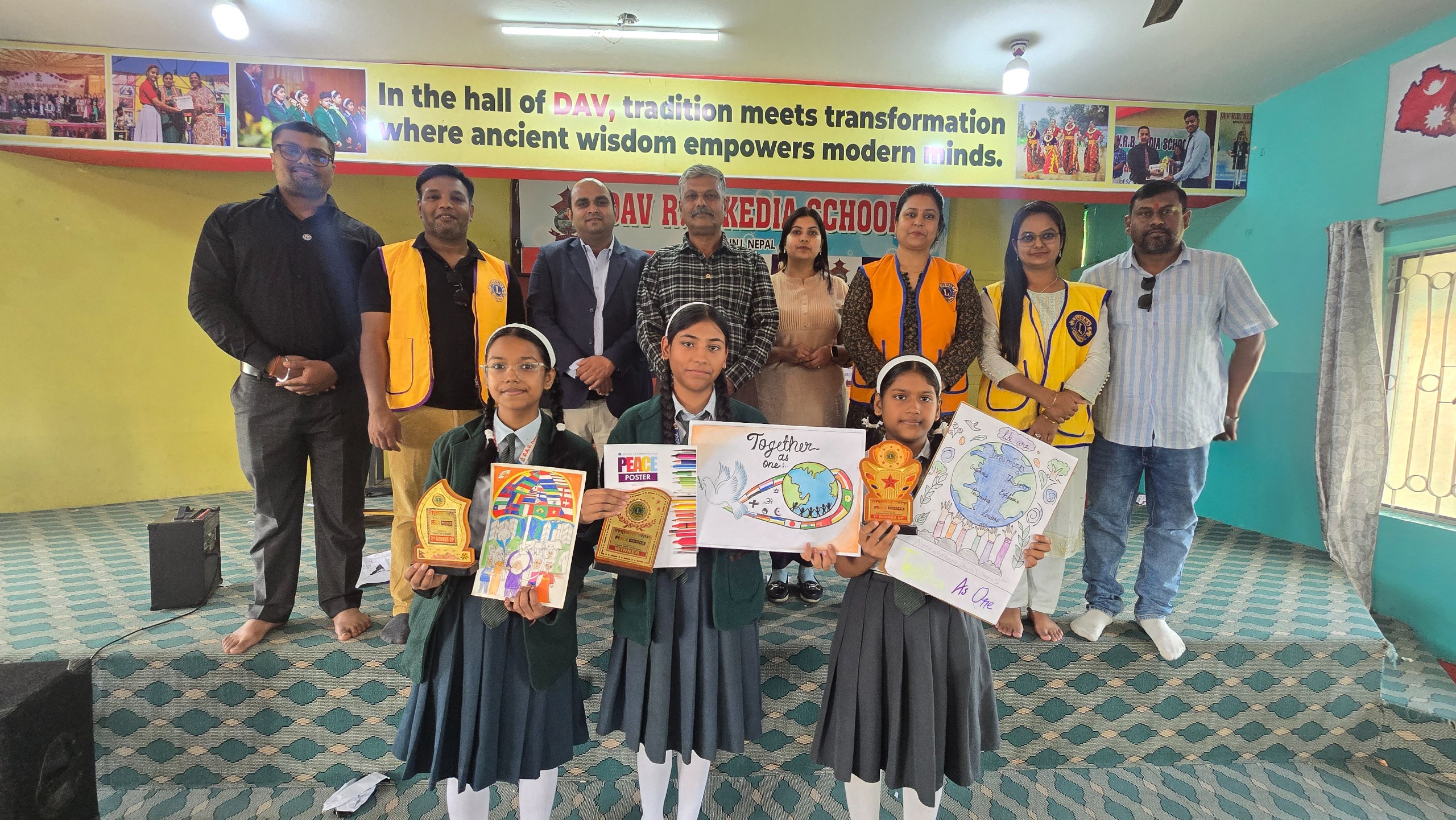 लायन्स क्लब अफ वीरगञ्जद्वारा पिस पोष्टर प्रतियोगिताको आयोजना।