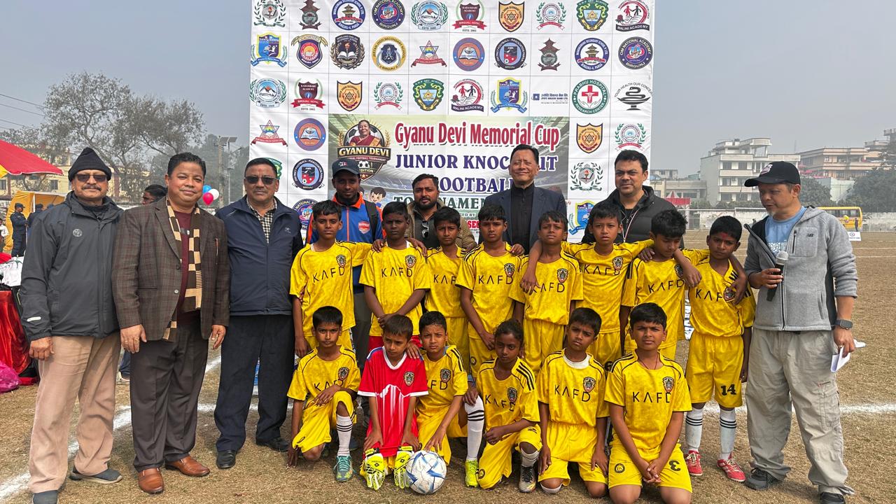 ज्ञानुदेवी मेमोरियल जुनियर फुटबलको उपाधि एसआर ग्यालेक्सीलाई।