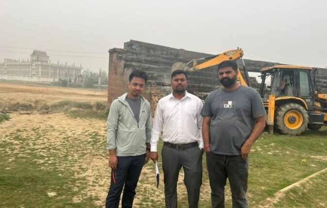 वीरगन्जमा नारायणी रंगशालाको पुनर्निर्माण कार्य शुरु।