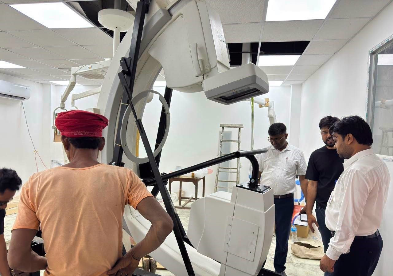 नारायणी अस्पतालमा क्याथ ल्याब जडान अन्तिम चरणमा, छिट्टै मुटुरोग उपचार सेवा सुरु हुने।