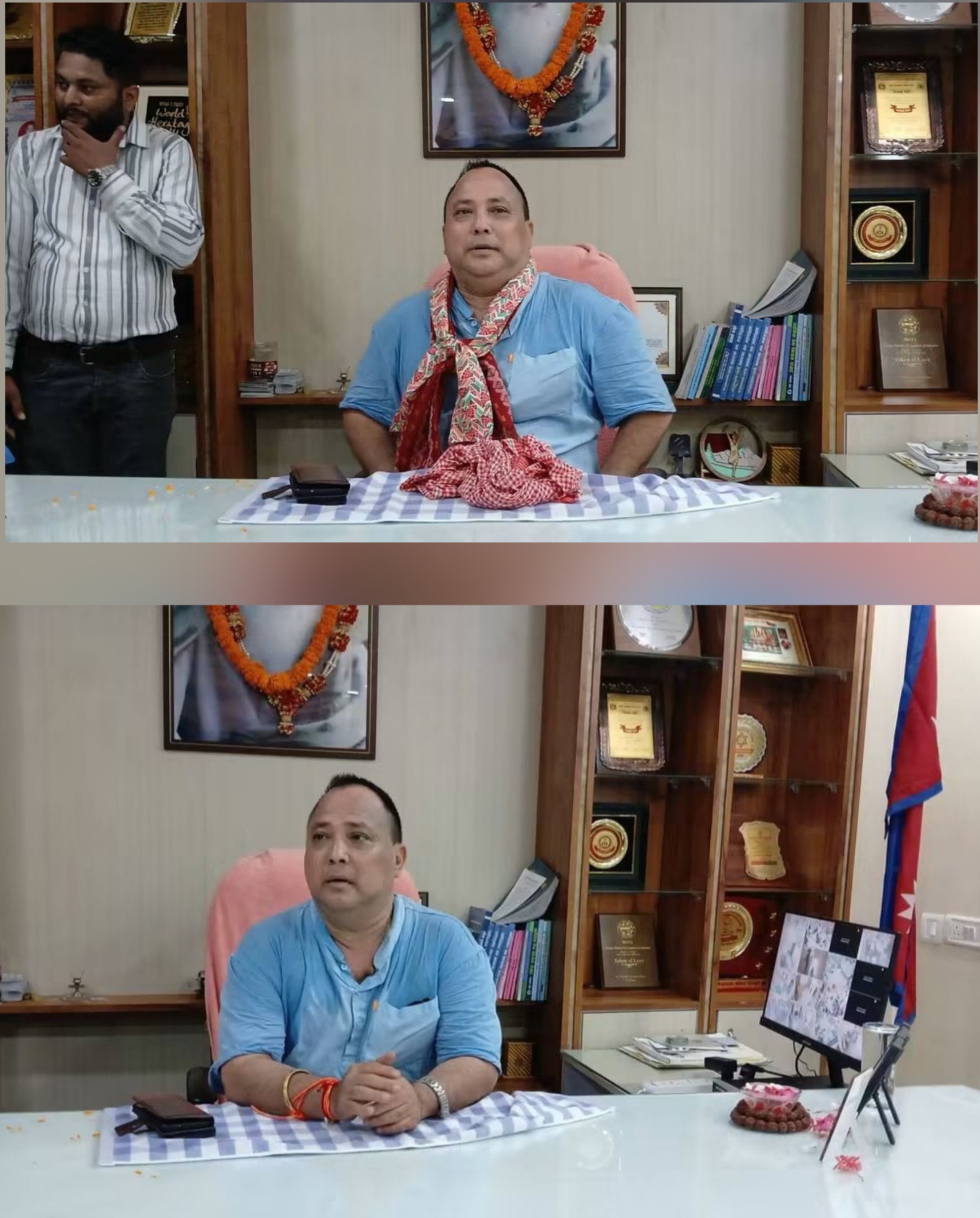 राजेशमान सिंहले पुनः सम्हाले वीरगञ्ज महानगरको नेतृत्व, जनतासँग मागे सहयोग।