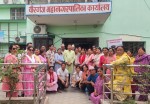 तुलसीपुर उप महानगर पालिका कि उप प्रमुख स्यानी चौधरी को नेतृत्व मा आएको टोलि  बिरगंज मा ।