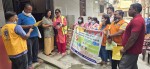 लायन्स क्लबद्वारा हैजा तथा झाडापखालाबाट बच्न जनचेतनामूलक अभियान ।