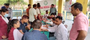नेशनल मेडिकल कलेजद्वारा घडीर्वा पोखरी अवस्थित  नि:शुल्क स्वास्थ्य शिविर सम्पन्न, २०८ बिरामीले गराए स्वास्थ्य परीक्षण