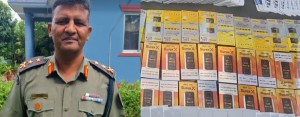 सीमाक्षेत्रमा तस्करी नियन्त्रणमा तीव्रता: सशस्त्र प्रहरी उपरीक्षक पुरन चन्द्र भट्टको नेतृत्वमा ६ लाखभन्दा बढीको मोबाइल पार्ट्स बरामद।