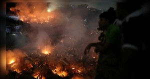 बंगलादेशकाे एक बस्तीमा आगलागी, १५ सय अस्थायी संरचना जलेर नष्ट