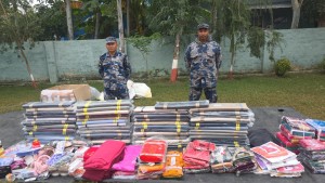 सशस्त्र प्रहरी बल, नेपाल पर्साद्धारा १६,०८,८६०।-बराबरको सामानहरु भन्सार दाखिला ।