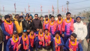 वार्डकप नकाउट टुर्नामेन्ट फस्ट मैच बिरगंज महानगर पालिका वडा नं २ छपकैया का क्रिकेट खेलाडी हरु बिजयी ।