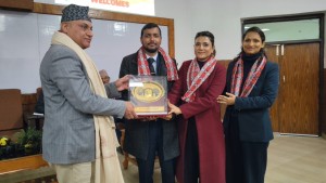 नेशनल मेडिकल कलेजद्वारा डीन प्रा.डा. मोहन राज शर्मा र क्याम्पस प्रमुख प्रा.डा. सुरेश उप्रेती सम्मानित