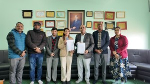 नेशनल मेडिकल कलेज र डि.ए.भी. आर.बी. केडिया स्कूलबीच स्वास्थ्य सेवा सहकार्य सम्झौता।