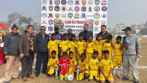 ज्ञानुदेवी मेमोरियल जुनियर फुटबलको उपाधि एसआर ग्यालेक्सीलाई।
