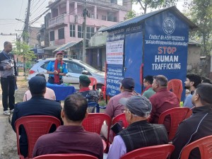 वीरगंजमा मानव बेचबिखन विरुद्ध सूचना तथा परामर्श केन्द्र उद्घाटन।