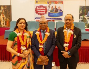 लायन्स इन्टरनेशनल डिष्ट्रिक्ट ३२५ ‘एस’ को गभर्नरमा रामबिहारी पाण्डे निर्वाचित।