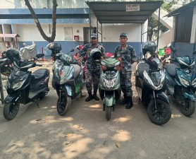 वीरगञ्ज भन्सारद्वारा अवैध ई–स्कुटरको सूची सार्वजनिक।