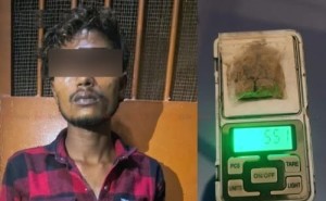 पोखरियाबाट ५.५ ग्राम ब्राउन सुगर सहित युवक पक्राउ।