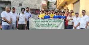 विश्व वातावरण दिवस : प्रकृति सेवा प्रतिष्ठानद्वारा जनचेतनामूलक साइकल र्‍याली।