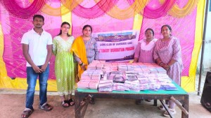 लायन्स क्लब अफ वीरगञ्ज संस्कृति गोल्डद्वारा आवर संसार बाल गृहलाई शैक्षिक सामग्री सहयोग।
