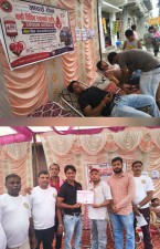 आदर्श टोल सुधार समाजद्वारा रक्तदान, २ महिलासहित २७ जनाले गरे रक्तदान।