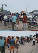 बहुअरी–परवानीपुर सडक जीर्ण भएपछि स्थानीयद्वारा ३० मिनेट चक्काजाम।