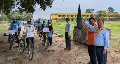 विश्व वातावरण दिवसको पुर्वसंध्यामा प्रकृति सेवा प्रतिष्ठान नेपाल द्वारा लगातार चौथो दिन साइकल रैलिको आयोजन ।