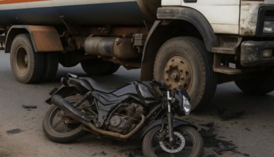 बाराको जीतपुरमा सोमबार दिउँसो ट्यांकरको ठक्करबाट मोटरसाइकल चालकको मृत्यु भएको छ ।