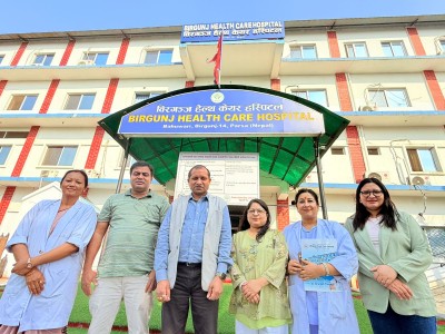 वीरगञ्ज हेल्थ केयर अस्पतालले आफ्नो सेवा र पूर्वाधार विस्तार गर्दै अस्पतालको क्षमता १०० शय्याबाट बढाएर ३०० शय्या पुर्‍याउने तयारी थालेको छ।