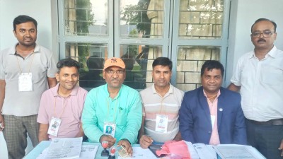 वीरगञ्जमा नेपाल इन्जिनियर्स एसोसिएसनको निर्वाचन : गठबन्धन समूह विजयी ।