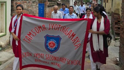 ज्ञान ज्योति विद्यालयको पहल: हैजा नियन्त्रणमा घरदैलो अभियान।