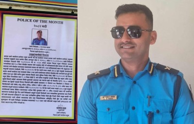 धनुषामा प्रहरी निरिक्षक जटाशंकर यादव ‘महिनाको उत्कृष्ट प्रहरी’ घोषित।