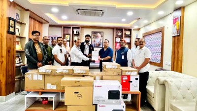 वीरगन्ज महानगरपालिकालाई विभिन्न संघ–संस्थाद्वारा सहयोग।