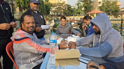 विश्व मधुमेह दिवसको अवसरमा लायन्स क्लबद्वारा निःशुल्क मधुमेह परीक्षण शिविर।