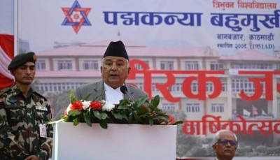 लोकतन्त्रको मजबुतीका लागि फागुन २१ को निर्वाचन अनिवार्य : राष्ट्रपति पौडेल ।