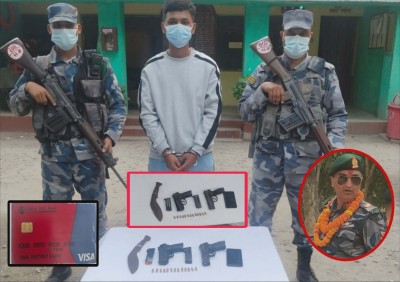 रौतहटमा आधुनिक हतियारसहित युवक पक्राउ।