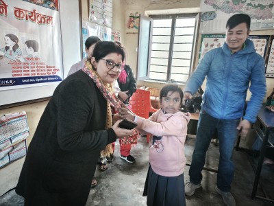 लायन्स क्लबको दिवा खाजा कार्यक्रम सम्पन्न ।