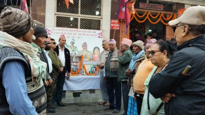 पुर्व राजा महेन्द्र शाहको १०६ औ जन्म जयन्ती बीरगंजमा देशभक्त राजभक्तले मनायो ।