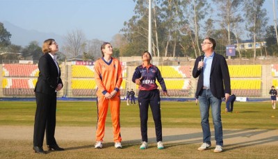 टी–२० ग्लोबल छनोट: नेपाल नेदरल्यान्ड्ससँग २ रनले पराजित।