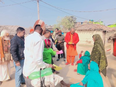 हिन्दु राष्ट्र कायम गराउने एजेन्डामा नेपाल जनता पार्टीका उम्मेदवार सक्रिय, क्षेत्रवासीको बलियो समर्थन।