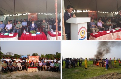 सशस्त्र प्रहरी बल,नेपाल पर्सा द्वारा संचालन गरिएको "विपद् स्वयंसेवक परिचालन विस्तारित " तालिम समापन ।
