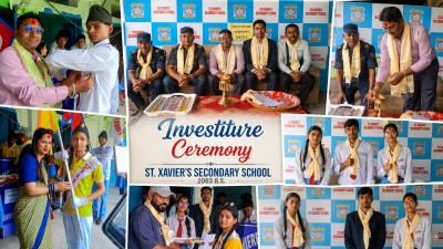 "भव्य समारोहबीच सेन्ट जेभियर्समा नयाँ विद्यार्थी नेतृत्व चयन तथा शपथ ग्रहण सम्पन्न"।
