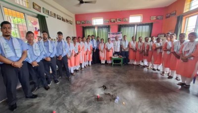 नवदीप एकेडेमीमा लायन्स क्लबको नयाँ टोलीलाई औपचारिक स्वागत।