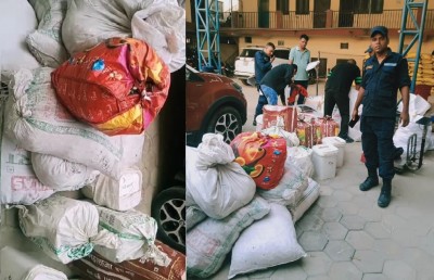हेटौंडामा भन्सार छलेर ल्याएको सामान बरामद