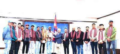 प्रधानमन्त्री ओलीद्वारा एनपिएल बिजेतालाई सम्मान
