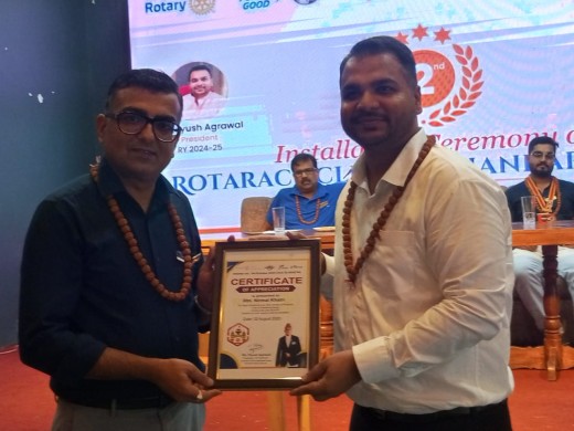 रोटर्याक्ट क्लब अफ शंकराचार्यको दोस्रो इन्स्टलेसन कार्यक्रम भव्य रूपमा सम्पन्न।