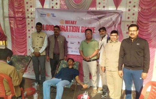 रोटरी क्लब द्वारा बिरगंजमा रक्तदान कार्यक्रम सम्पन्न ,४९ जनाले गरे रक्तदान ।