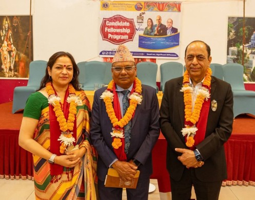 लायन्स इन्टरनेशनल डिष्ट्रिक्ट ३२५ ‘एस’ को गभर्नरमा रामबिहारी पाण्डे निर्वाचित।